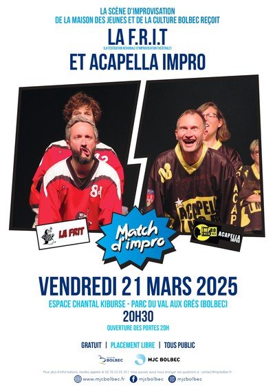 MJC BOLBEC - La Scène de la MJC Bolbec vous invite à un match explosif