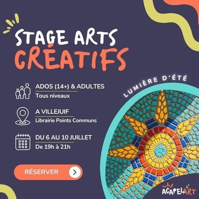 Stage arts créatifs – Lumière d’Été