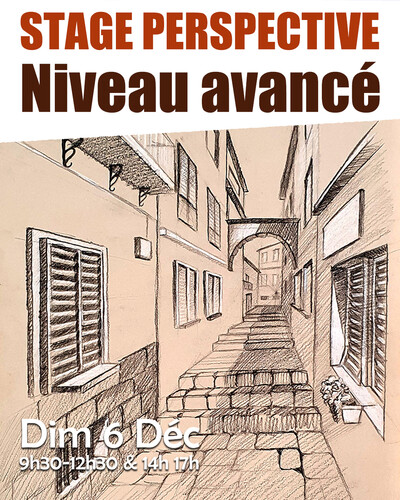 Stage de perspective niveau avancé