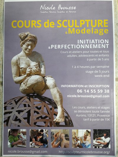 Stage sculpture modelage de 2/3/4 ou 5 jours