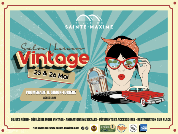 Une soirée "Guinguette Vintage" pour Ste Maxime le 25 mai