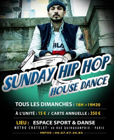 Universal Dancefloor présente - les cours SUNDAY Hip Hop en plein PARIS (Rentrée 2018)