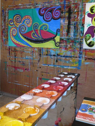 Atelier Catherine BAPTISTE - Atelier de peinture intergénérationnel