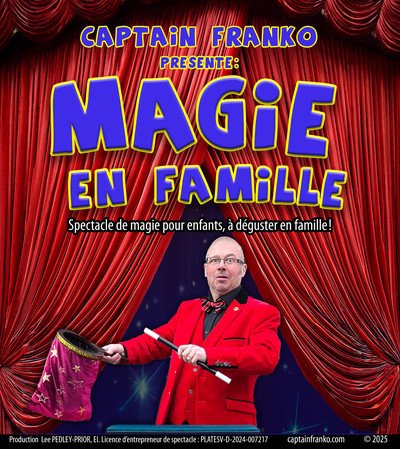 Captain Franko - Spectacle de Magie pour enfants, a déguster en famille!