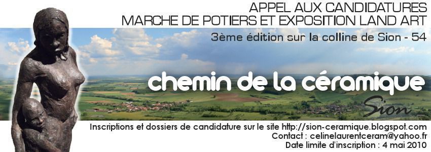 Chemin de la céramique à Sion 54 en  2010