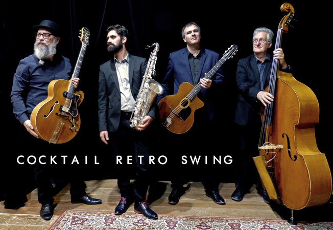 Cocktail Rétro Swing - Groupe jazz manouche pro pour événements privés et publics