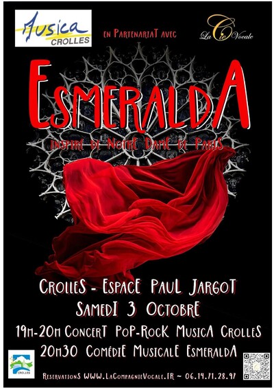 Comédie musicale Esmeralda et scène ouverte