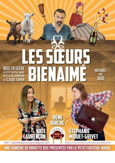 Le Petit Fauteuil Rouge - Comédie : Les soeurs BIENAIMÉ...A programmer chez vous...