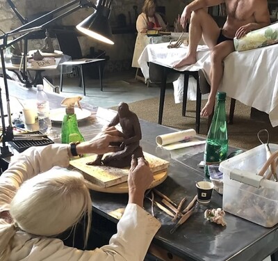 Le Val du Lys - Cours de sculpture modelage - création et modèle vivant