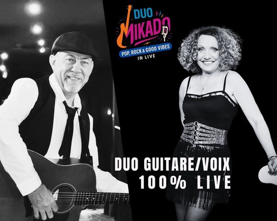 Mikado – Groupe de musique live  - Duo guitare-voix : mariage, cocktail, événement dans le Gard