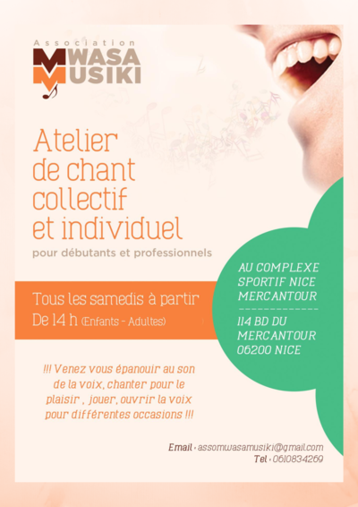 MWASA MUSIKI - Atelier de chant