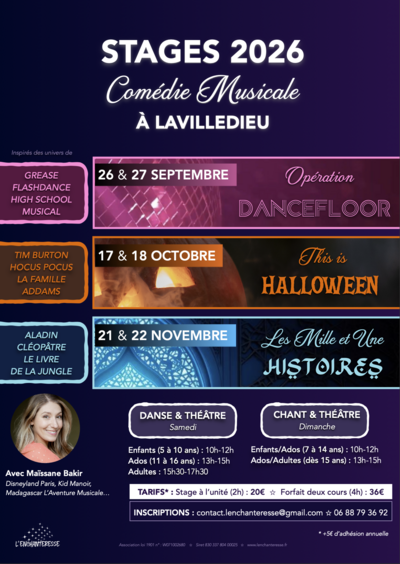 Stages Comédie Musicale