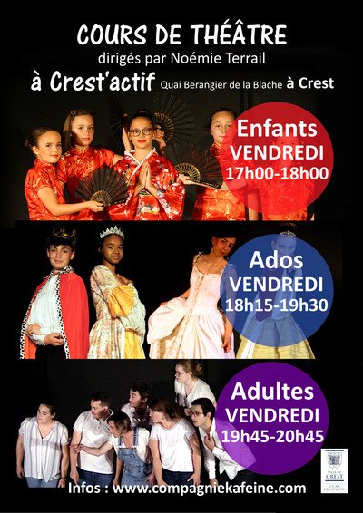 Cie Kaféïne Noémie Terrail - Cours de Théâtre Enfants, Ados, Adultes