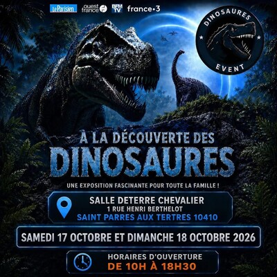 Exposition de Dinosaure à  troyes