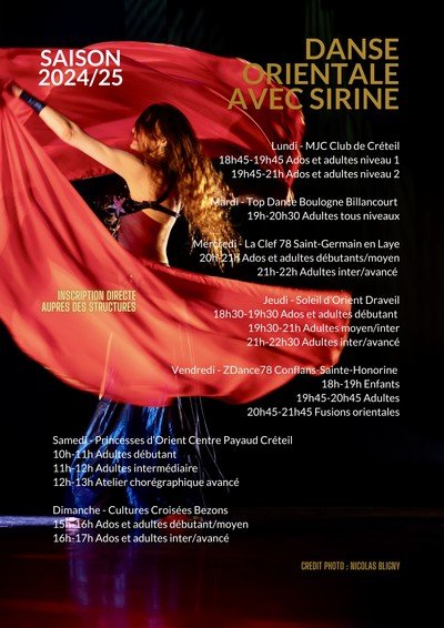 Sirine  - Cours de danse orientale en Île de France