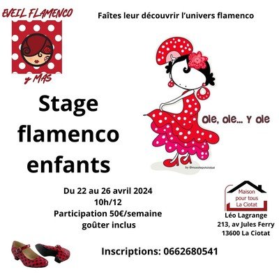 stage flamenco enfants