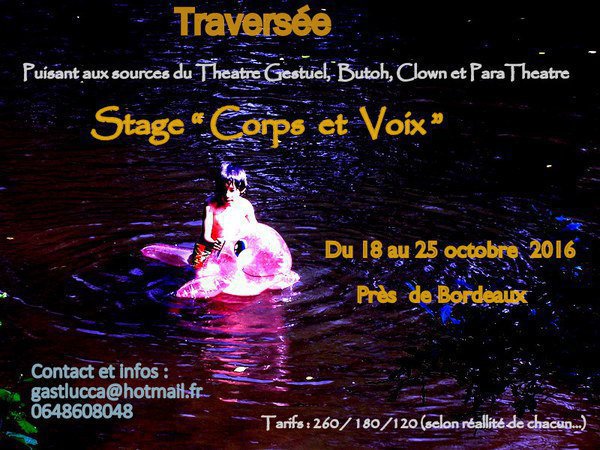 "Traversée" Stage Corps & Voix