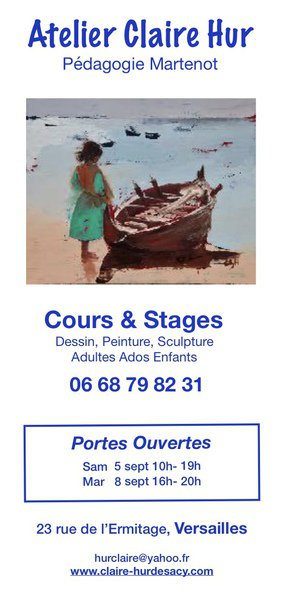 Atelier Claire Hur - Atelier Dessin-Peinture-Sculpture modelage