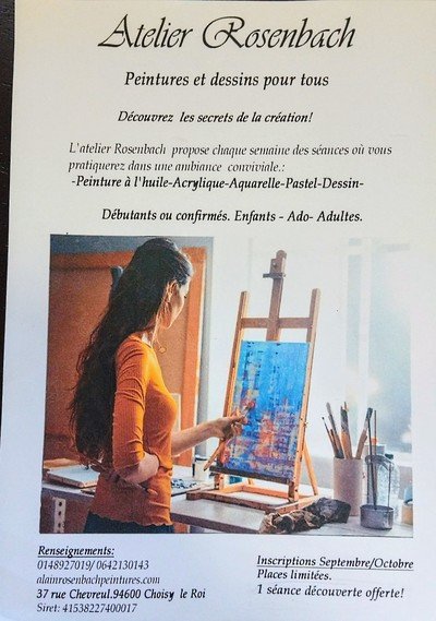 Atelier Rosenbach - Atelier peinture et dessin