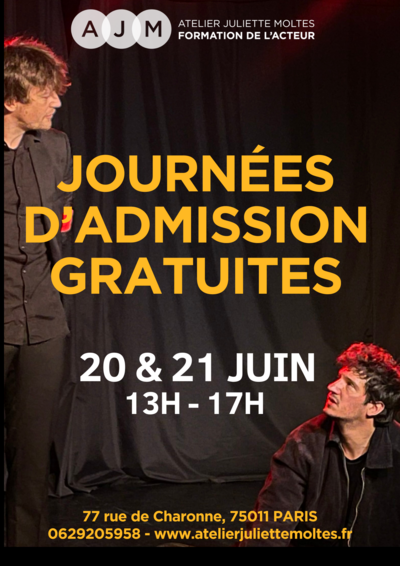 Journées d'admission - gratuites