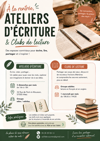 Lola - Salon Au fil de vous - Ateliers d'écriture et de lecture