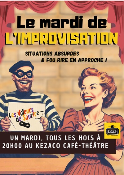 Mardi de l’improvisation avec Les Voleurs de Sourire