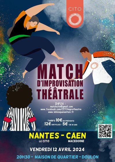 Match d'improvisation théâtrale Nantes contre Caen