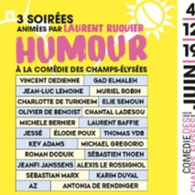 "Soirées Humour de la Comédie - Comédie des Champs-Elysées, Paris"