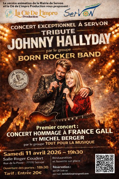Une soirée 2 concerts hommages : France GALL et Johnny 