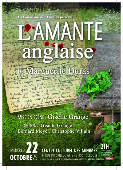 L'Amante anglaise, une pièce de Marguerite Duras