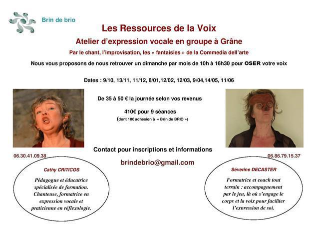 "Les ressources de la Voix"