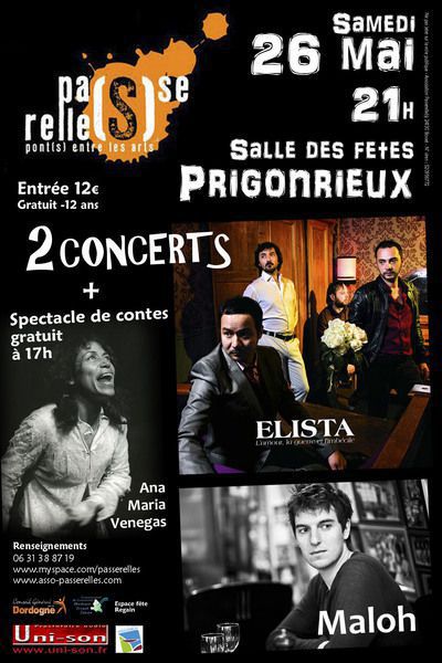 SOIREE PASSERELLE(S) avec MALOH + ELISTA 