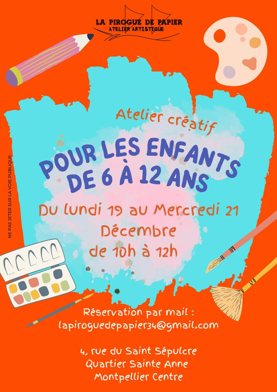 Atelier créatif pour enfants (6-12 ans) - Montpellier - (34000