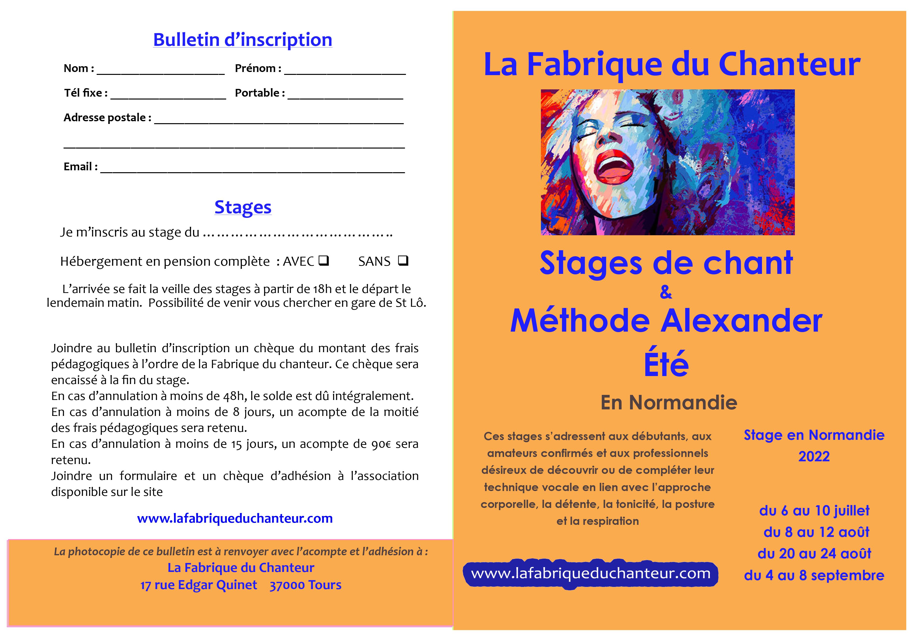 Méthode Alexander Paris , Formation de Professeurs de la Technique ...