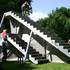 Double escalier démontable en aluminium, 7m x 3m x 4m - Image 3