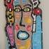 Didier JACQUES  - peinture sur bois, art singulier, figure humaine - Image 3