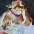 Je vais vous quitter...Huile sur toile