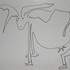 Vachement, dessin encre de chine