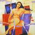 Huile de Yann Bost 116 cm x 89 cm
