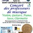 CONCERT DES PROFESSEURS DE MUSIQUE DE L'AAP