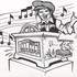 Orgue de Barbarie avec Brigitte dit Loulou.