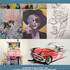 Exposition d'art de fin d'année, cours dessin-peinture