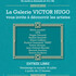 Exposition Galerie Victor Hugo
