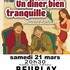 Théâtre comédie " Un dîner bien tranquille"