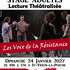Stage lecture théâtralisée "Les Voix de la Résistance"