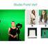 Atelier / studio fond vert / noir / blanc 