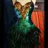 robe sequin plumes - spectacle cabaret