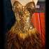 robe plumes et paillettes