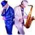 Duo de Jumeaux Stéphane chanteur et olivier le saxophoniste