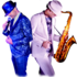 Duo de Jumeaux Stéphane chanteur et olivier le saxophoniste